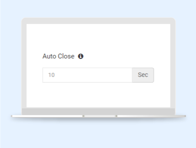 auto-close feature