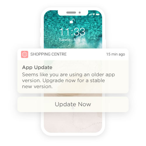 Ask for app updates