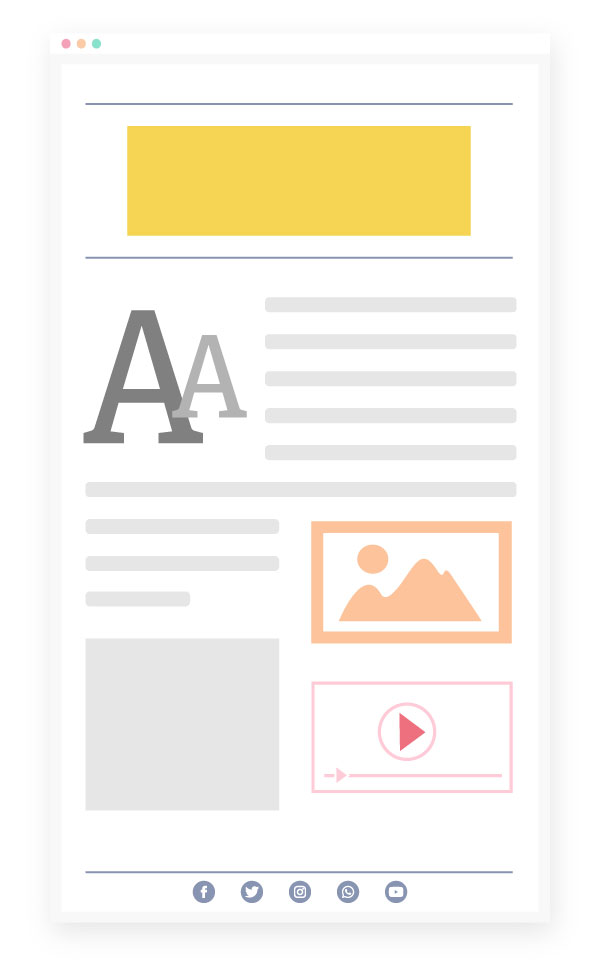 article email design template