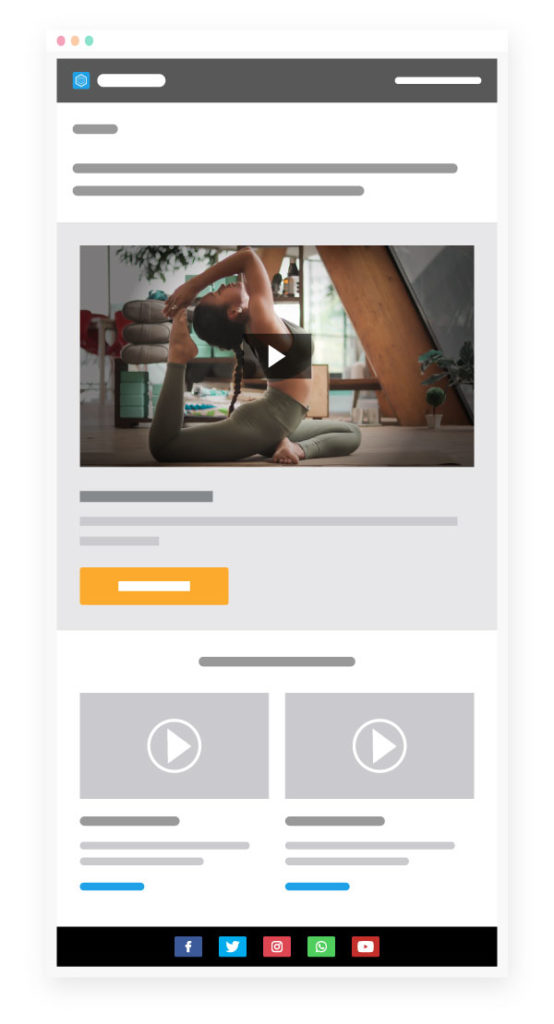 video email template