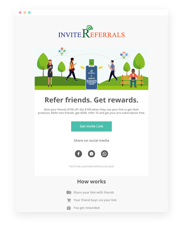 referral emails