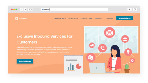 PeppyBiz Service Desk Software