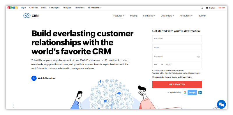 Zoho CRM