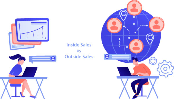 Inside Sales Vs Outside Sales- What does each term mean?